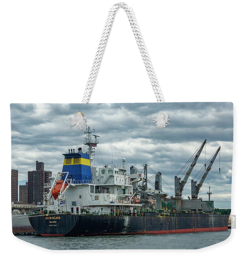 The Jakob Selmer Weekender Tote Bag featuring the photograph The Jakob Selmer by Cate Franklyn
