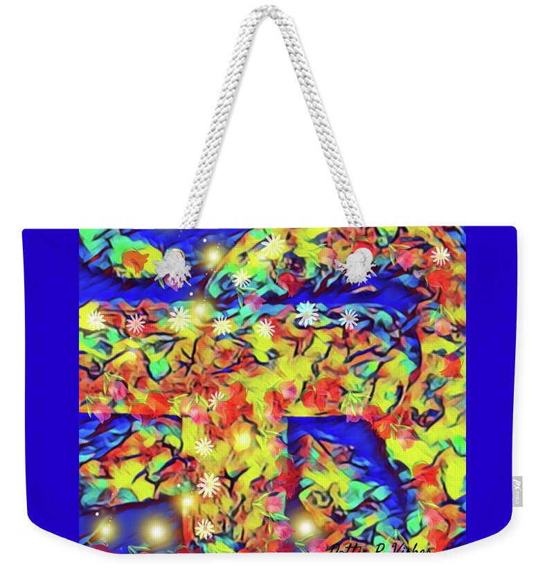 Journey Weekender Tote Bag featuring the painting The Journey of Chaos by Dottie Visker