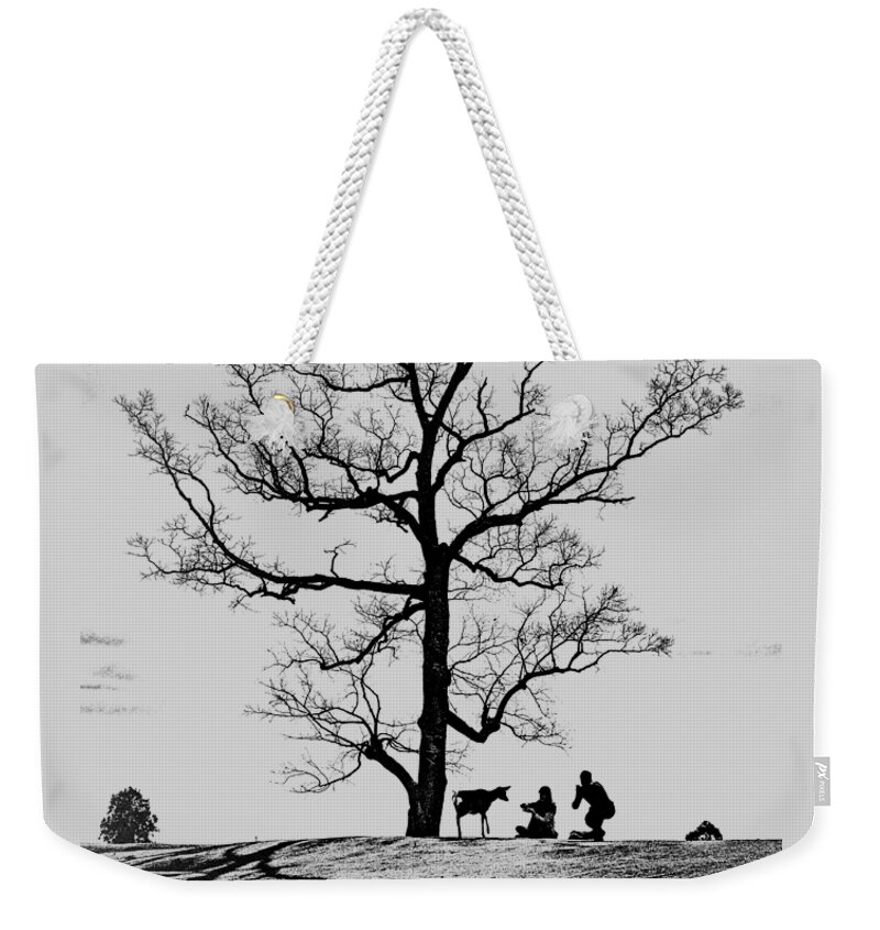 Deer Weekender Tote Bag featuring the photograph The king of Nara by Worldwide Photography