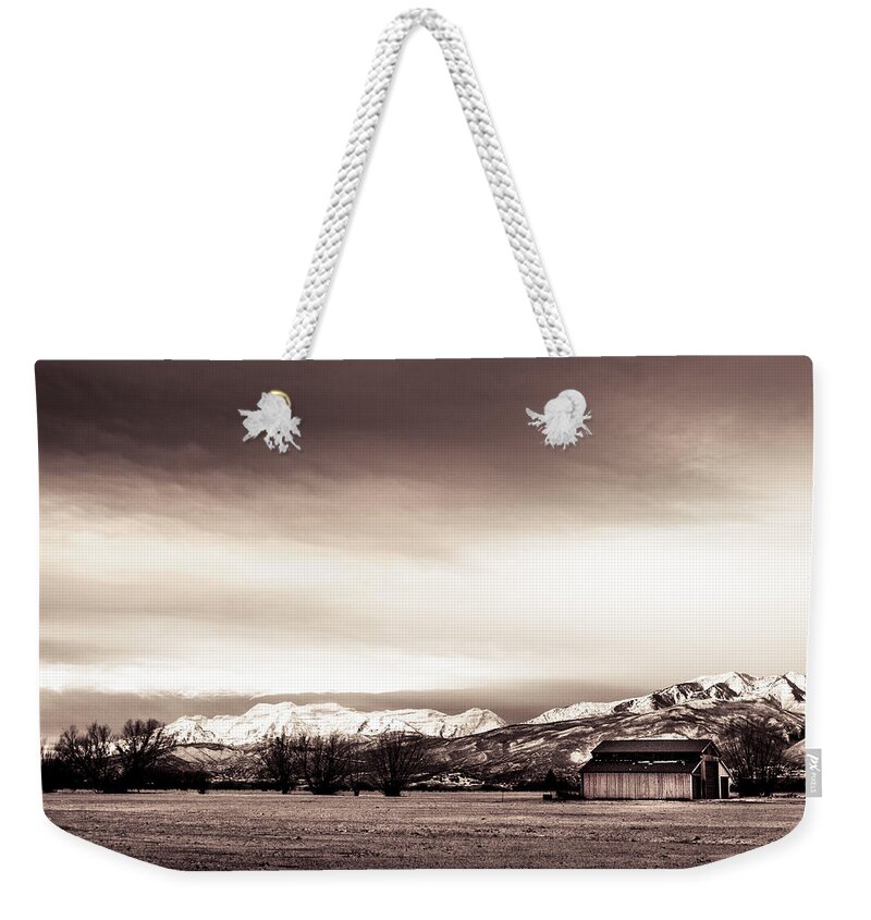Utah Weekender Tote Bag featuring the photograph The Last Ranches of the Heber Valley 1 by Mark Gomez