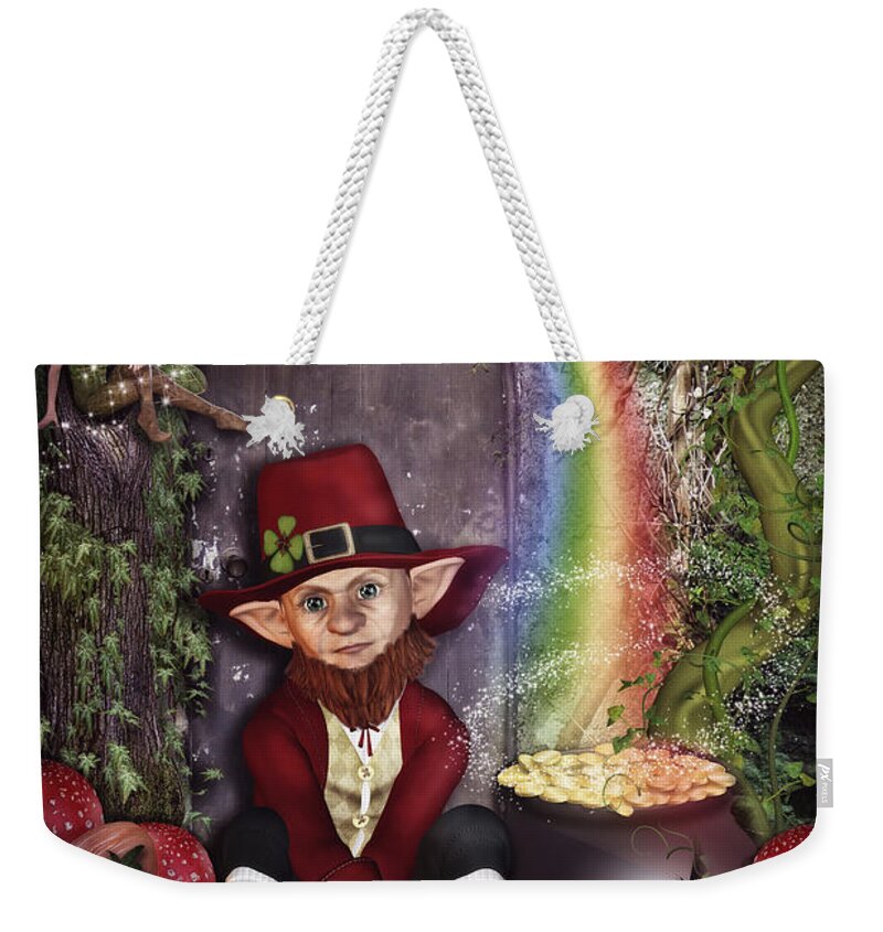 Leprechaun Weekender Tote Bag featuring the photograph The Leprechaun by Diana Haronis