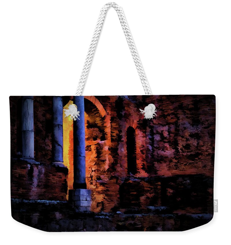 Italy Weekender Tote Bag featuring the photograph The Light Within by Monroe Payne
