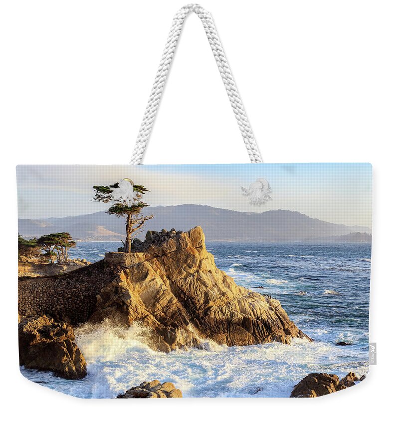 Ngc Weekender Tote Bag featuring the photograph The Lone Cypress by Robert Carter