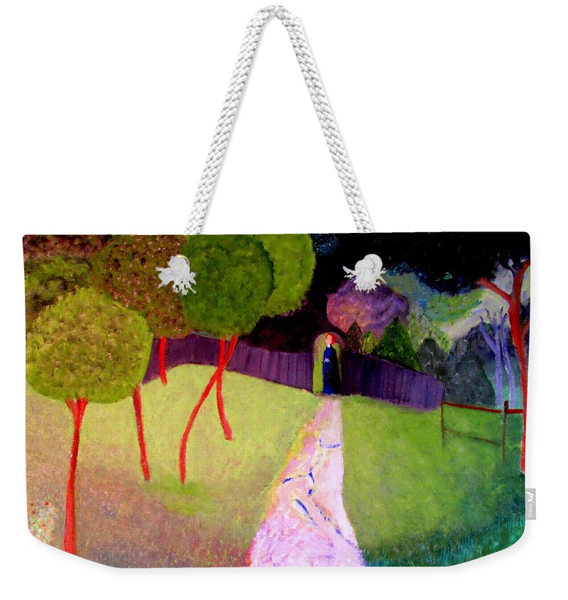 Magic Weekender Tote Bag featuring the painting The Magic Forest by Bill OConnor