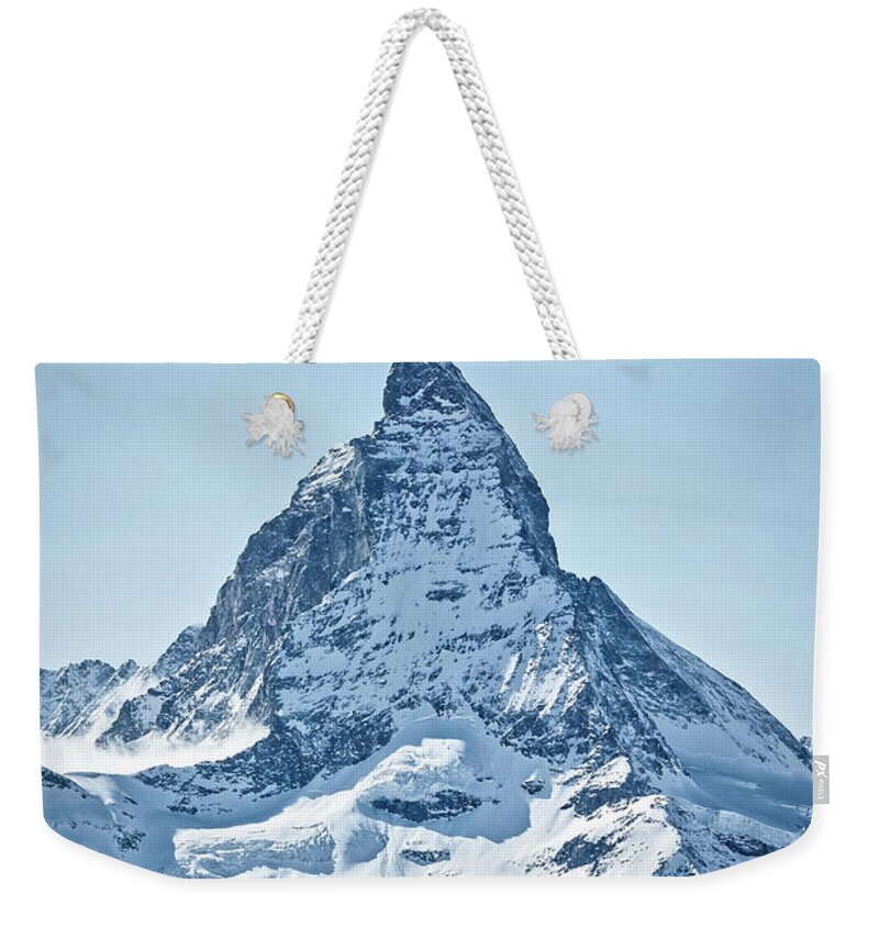 Alpine Weekender Tote Bag featuring the photograph The Matterhorn by Rick Deacon