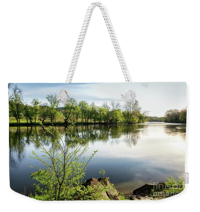 Watauga Weekender Tote Bag featuring the photograph The mighty Watauga by Shelia Hunt