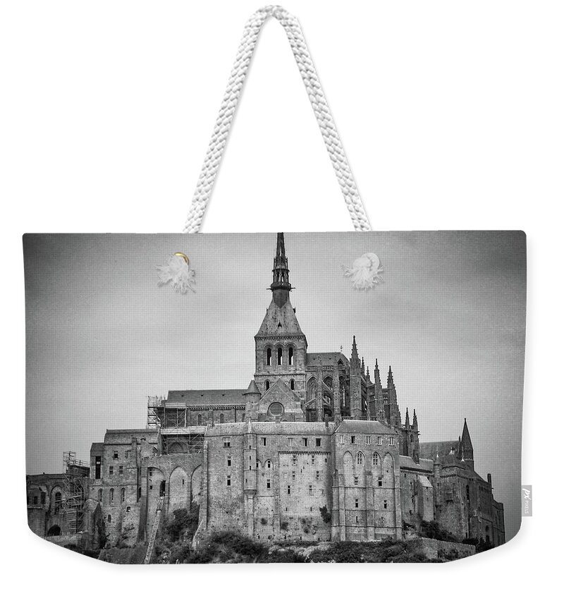 France Weekender Tote Bag featuring the photograph The Mont Saint-Michel by Jim Feldman