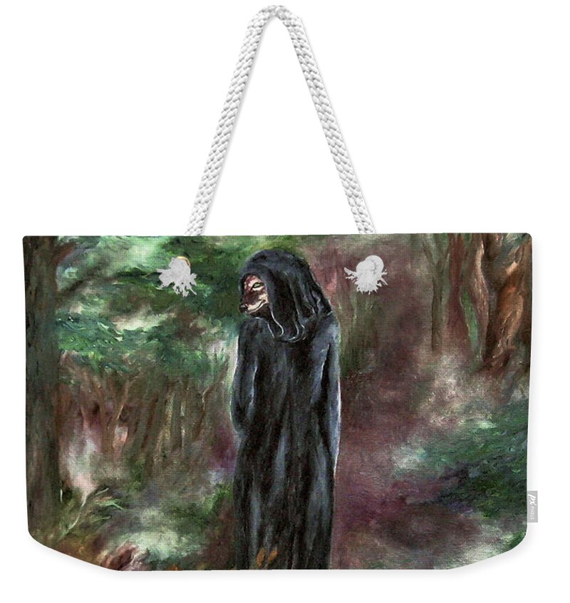 Ealiron Weekender Tote Bag featuring the painting The Old One by FT McKinstry