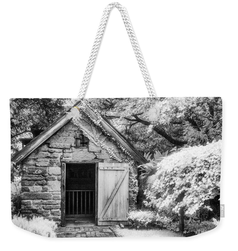 Oldest House Weekender Tote Bag featuring the photograph The Oldest Shed by Jeffrey Holbrook