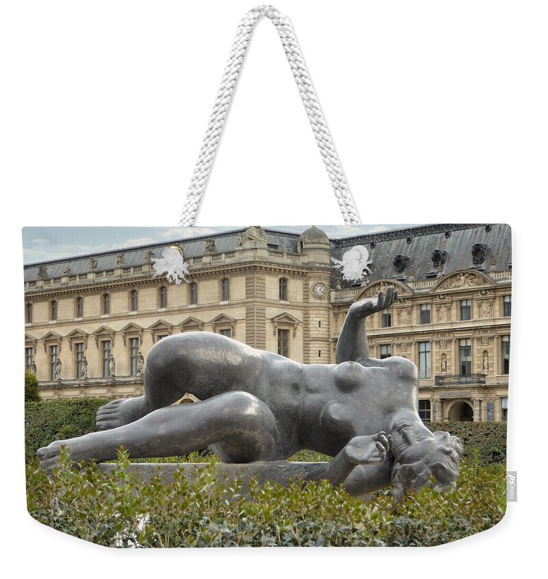 Paris Weekender Tote Bag featuring the photograph The Other Twin by Segura Shaw Photography