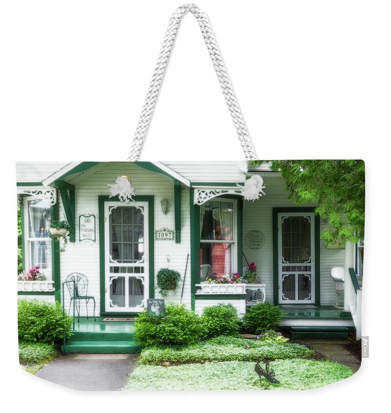 Bay View Weekender Tote Bag featuring the photograph The Parsons House With Radiance by Robert Carter