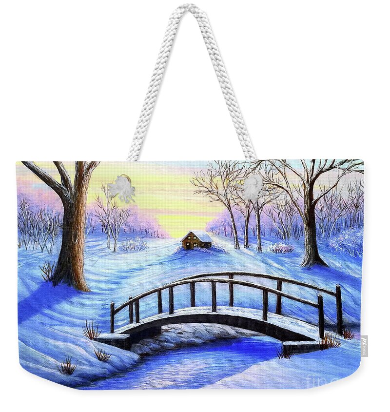 The Weekender Tote Bag featuring the painting The Path Home by Sarah Irland