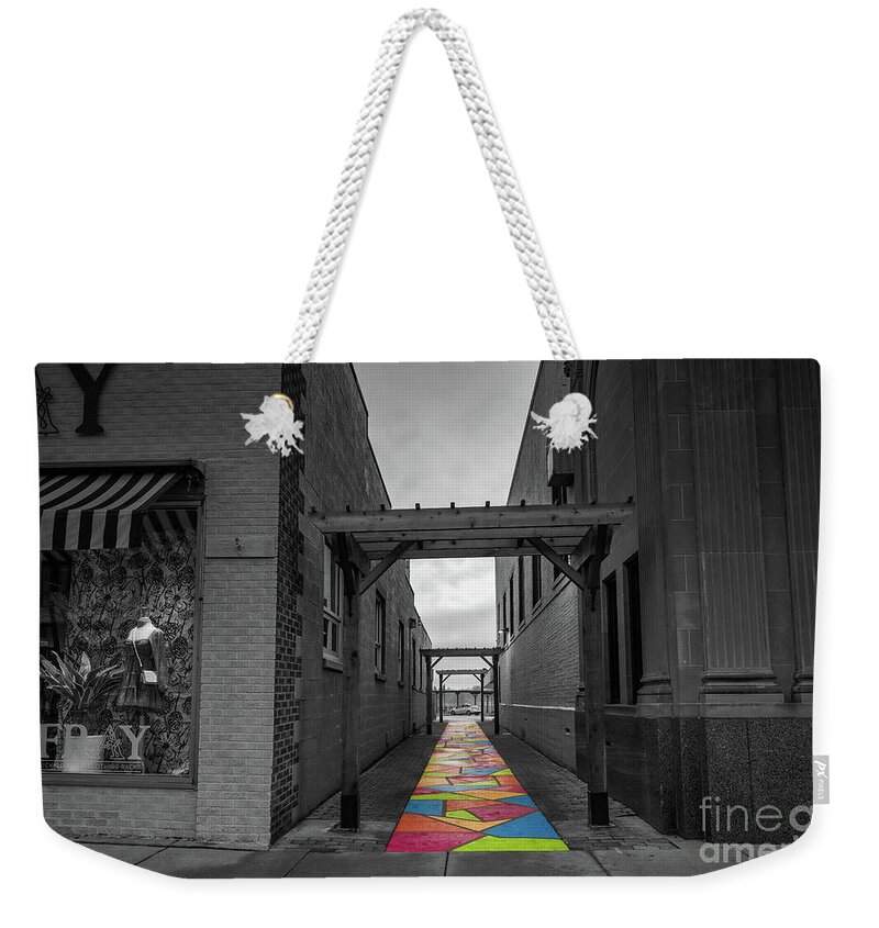 City Weekender Tote Bag featuring the photograph The path We walk is Colorful by Andrew Slater