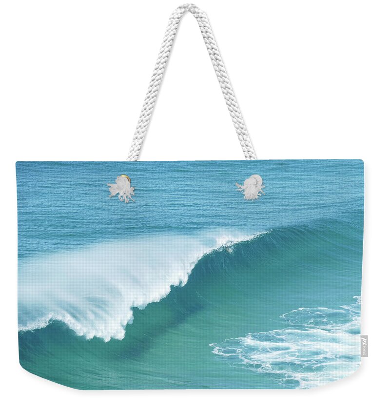Ocean Weekender Tote Bag featuring the photograph The Perfect Wave by Maryse Jansen