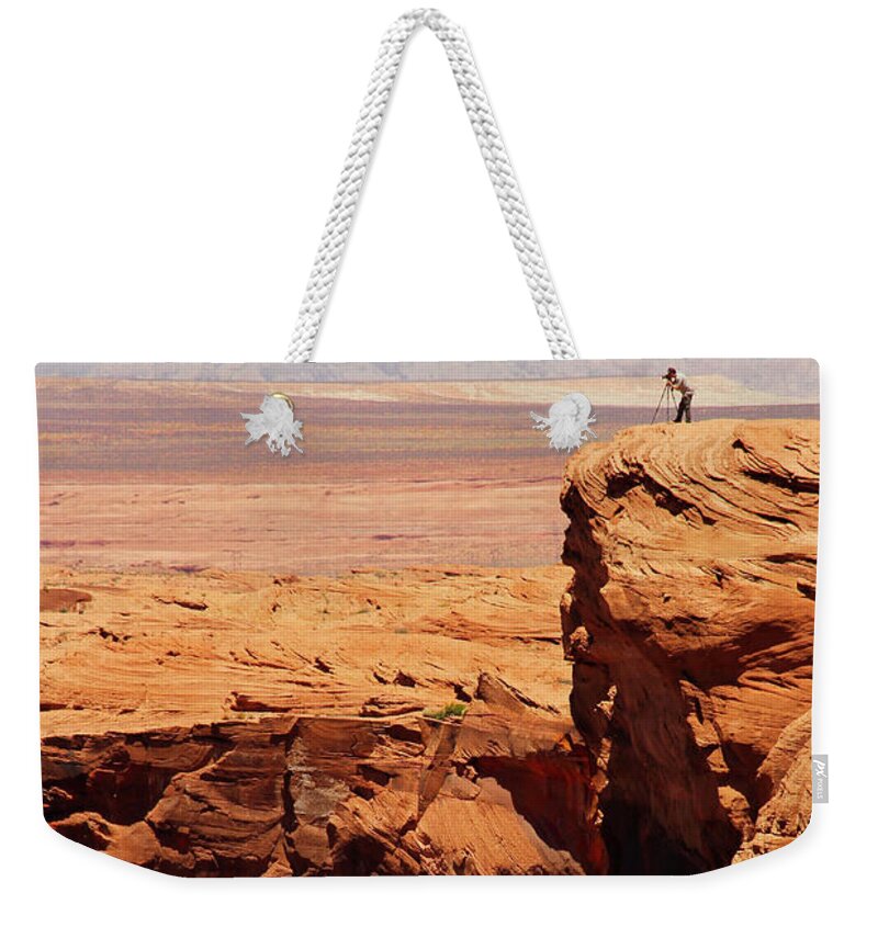 The Photographer Weekender Tote Bag featuring the photograph The Photographer by Mike McGlothlen
