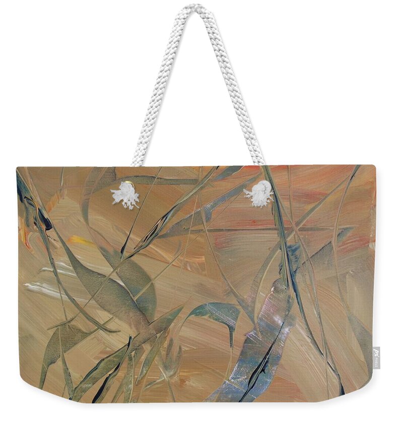Original Weekender Tote Bag featuring the painting The Rain Has Gone by Dick Richards