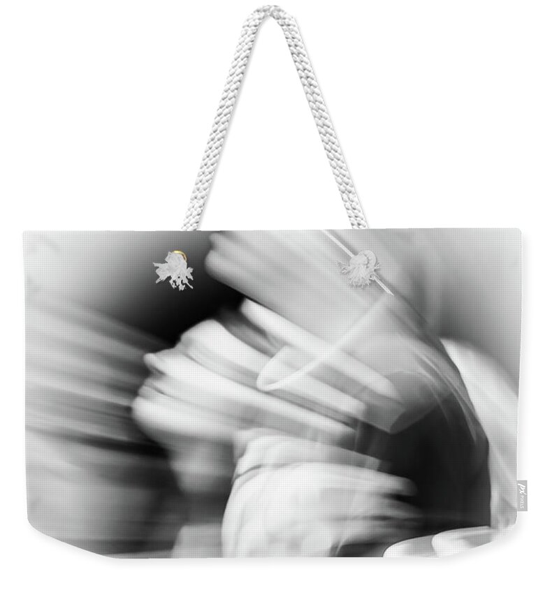 Light Painting Weekender Tote Bag featuring the photograph The Rapture by Linda McRae