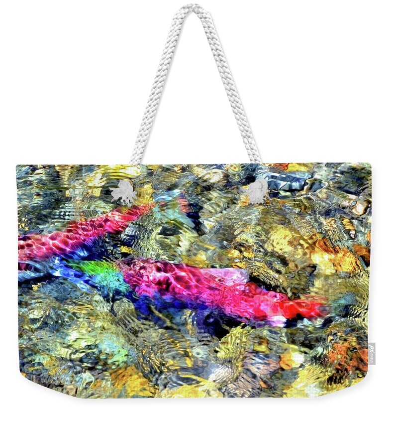 David Lawson Photography Weekender Tote Bag featuring the photograph The Ripple Effect by David Lawson