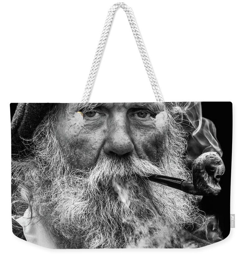 Revolutionary War Weekender Tote Bag featuring the photograph The Sailor by Jim Miller
