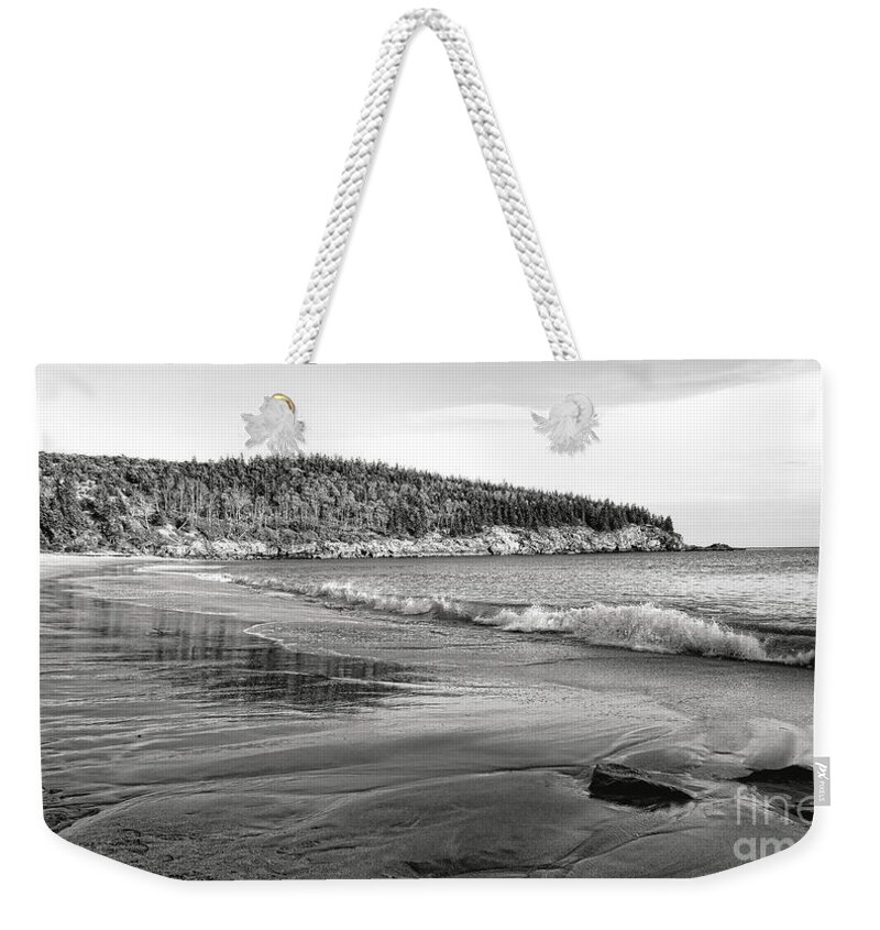 Acadia Weekender Tote Bag featuring the photograph The Sand Beach at Acadia National Park by Olivier Le Queinec