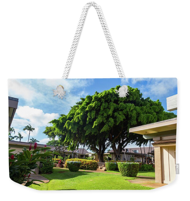 Kukuiula Weekender Tote Bag featuring the photograph The Shops at Kukuiula by Auden Johnson