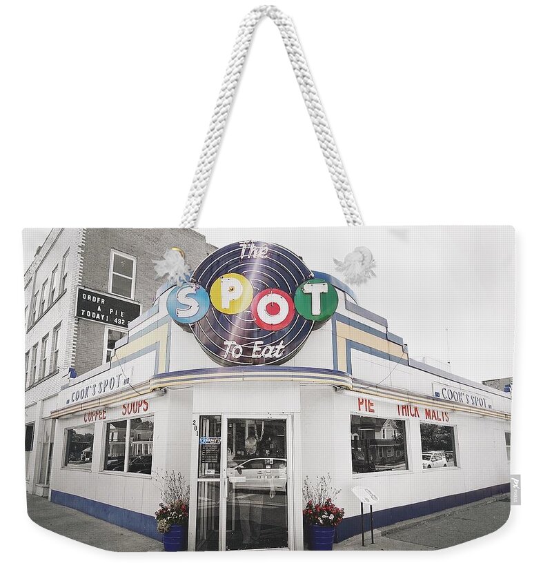 The Spot Weekender Tote Bag featuring the photograph The Spot by Natasha Marco