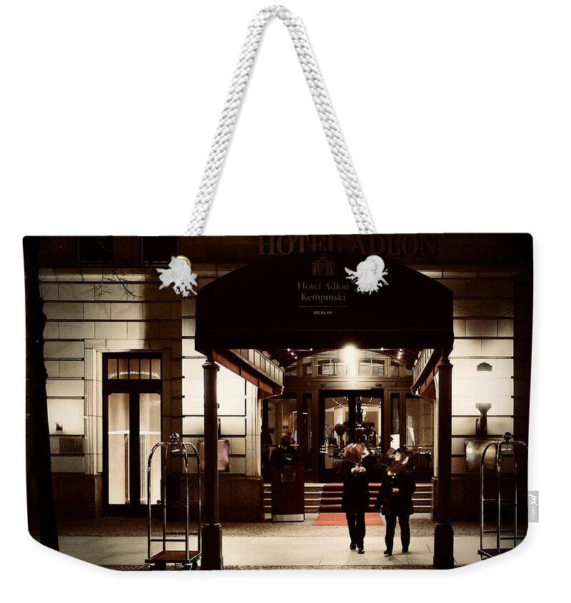  Weekender Tote Bag featuring the photograph The Street Photo 34 by So Sugawara