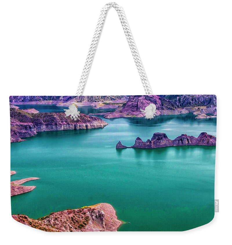 Rock Formations Weekender Tote Bag featuring the photograph The Submarine by Robert McKinstry