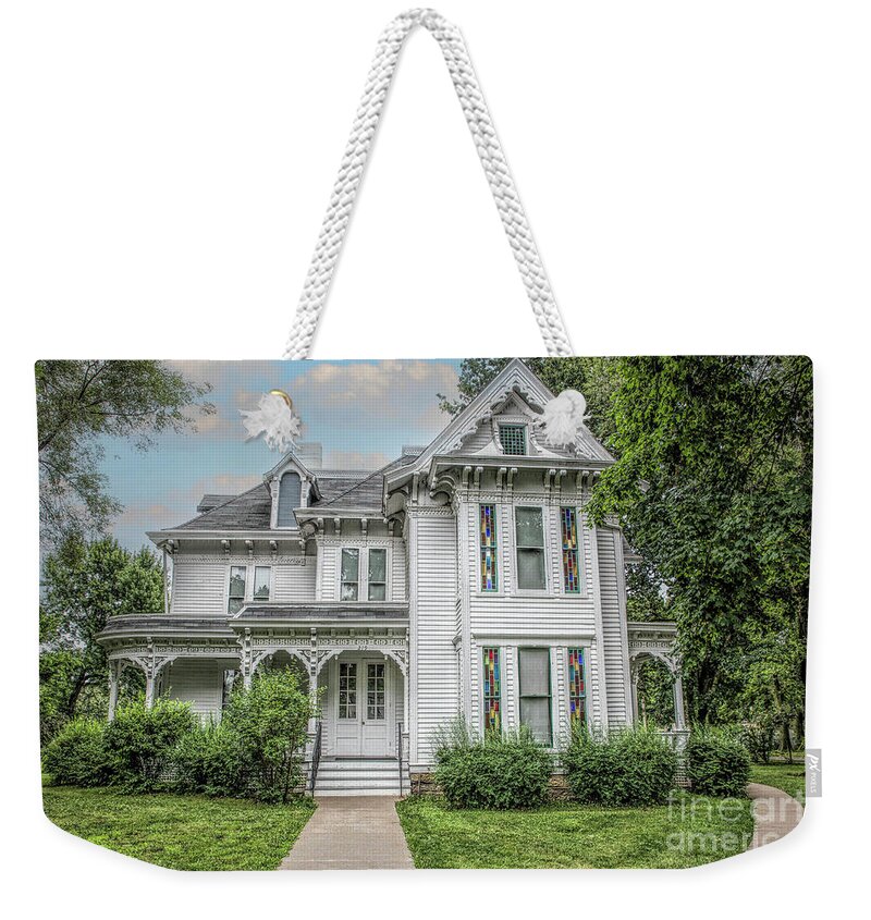 Truman Weekender Tote Bag featuring the photograph The Summer White House by Lynn Sprowl
