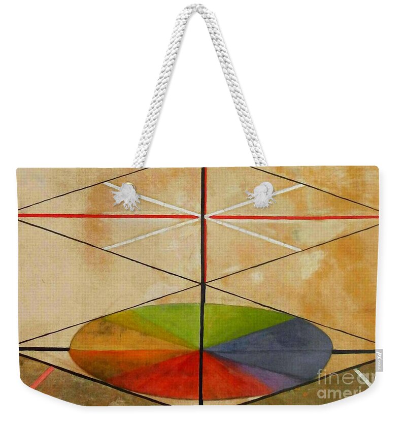 The Swan Weekender Tote Bag featuring the painting The Swan, No. 23, Group IX-SUW, 1915 by Hilma af Klint