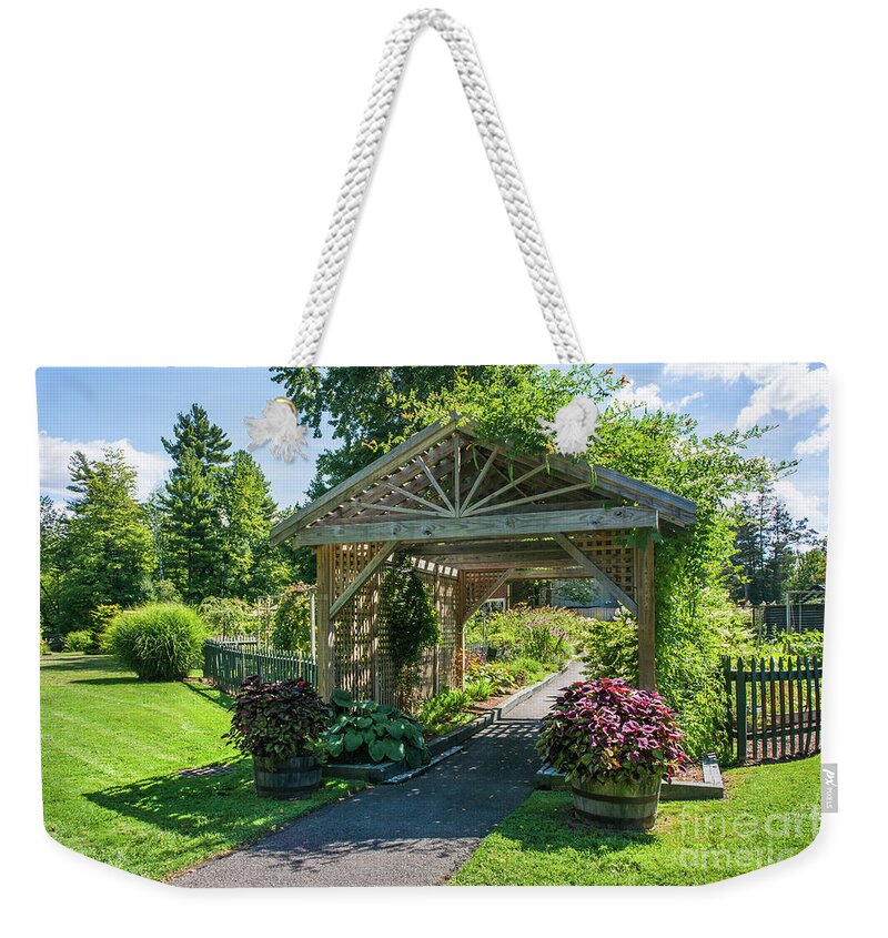 Vegetable Weekender Tote Bag featuring the photograph The Vegetable Garden at Elizabeth Park by Lorraine Cosgrove