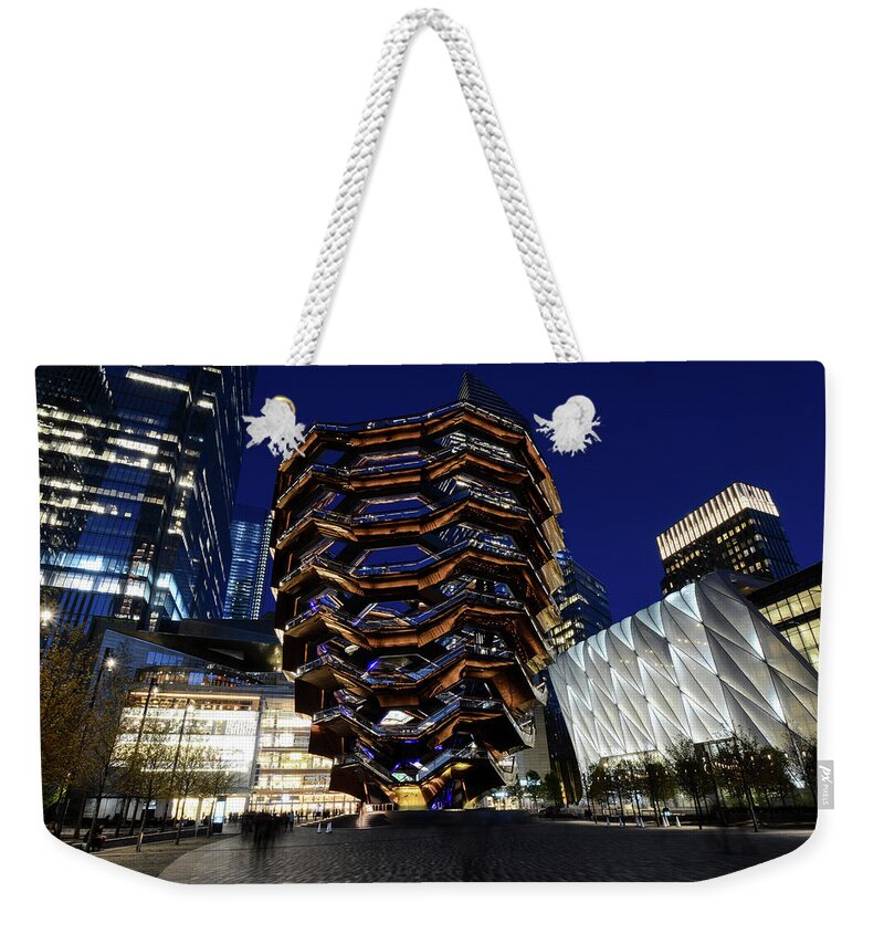 The Vessel Weekender Tote Bag featuring the photograph The Vessel, NYC - Hudson Yards, New York City by Earth And Spirit