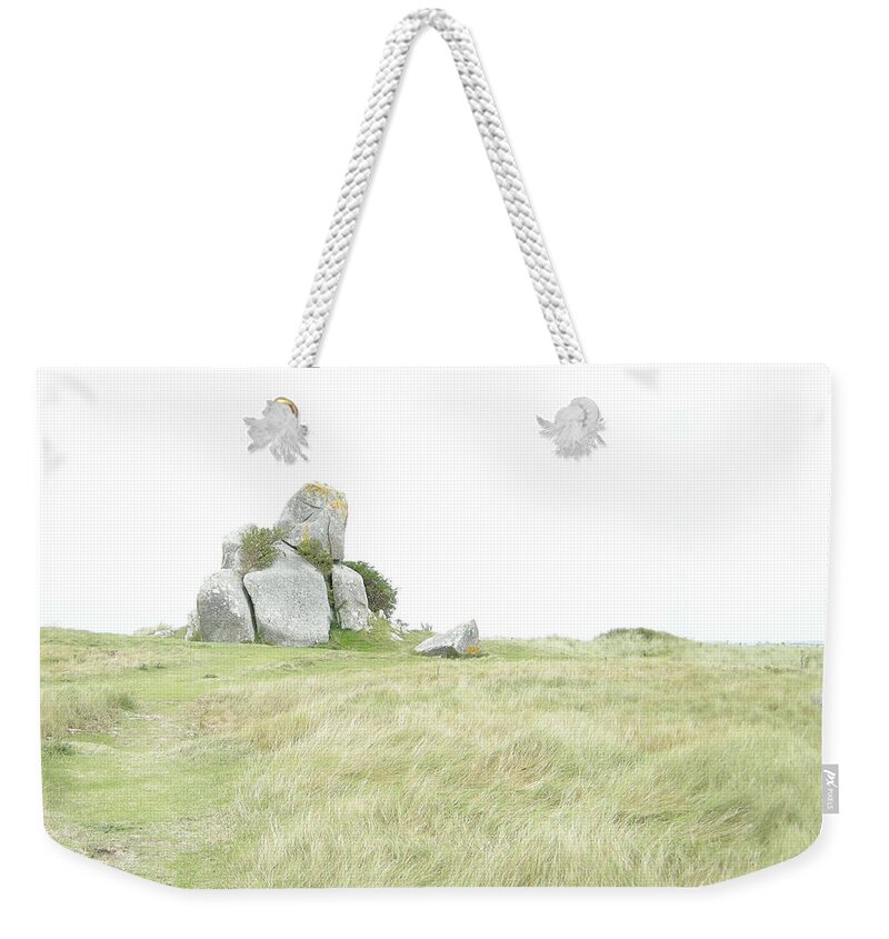 Bretagne Weekender Tote Bag featuring the photograph the viking plain France by Joelle Philibert