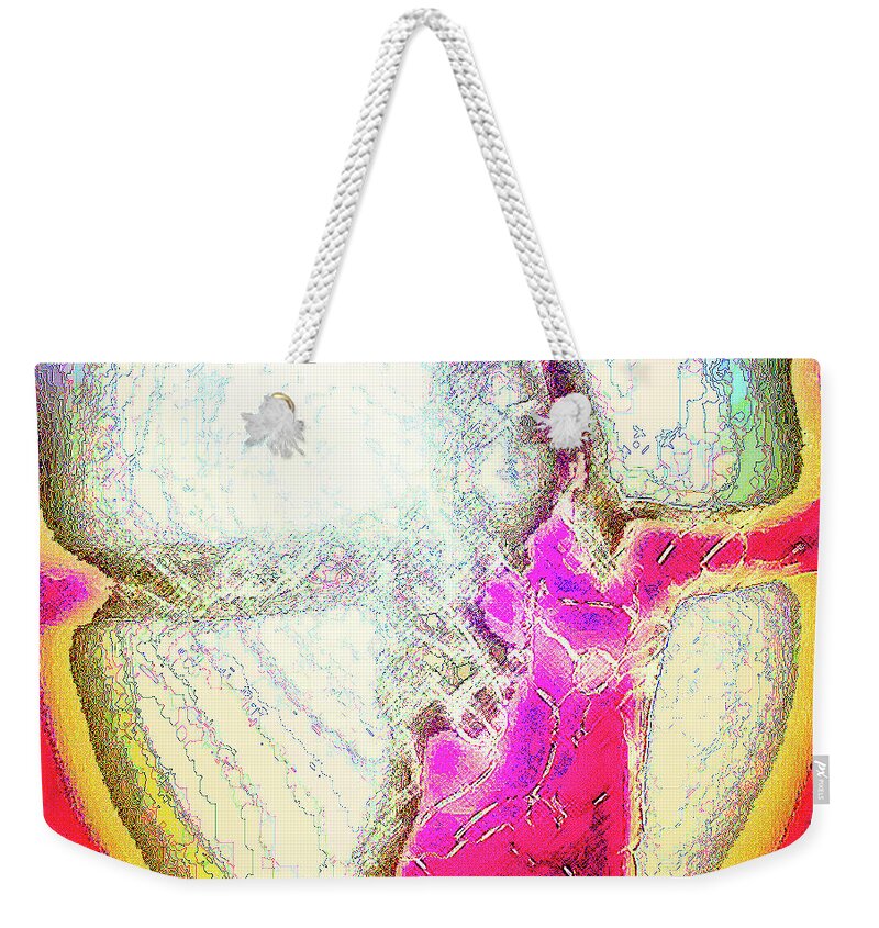 Scifi Weekender Tote Bag featuring the photograph The Visitor by Alexandra Vusir