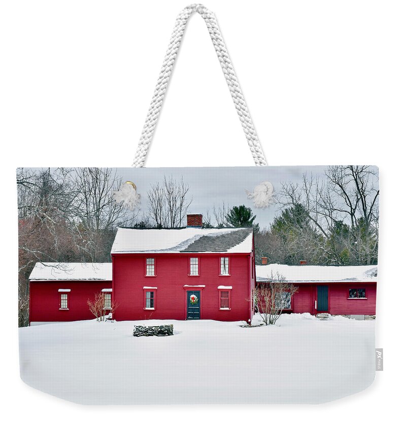 Willard Weekender Tote Bag featuring the photograph The Willard House by Monika Salvan