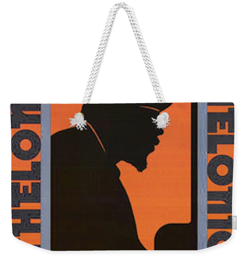 Thelonious Monk Weekender Tote Bag featuring the photograph Thelonious Monk by Imagery-at- Work