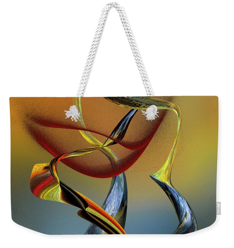 Reason Weekender Tote Bag featuring the digital art There Is Always A Reason To Live by Leo Symon