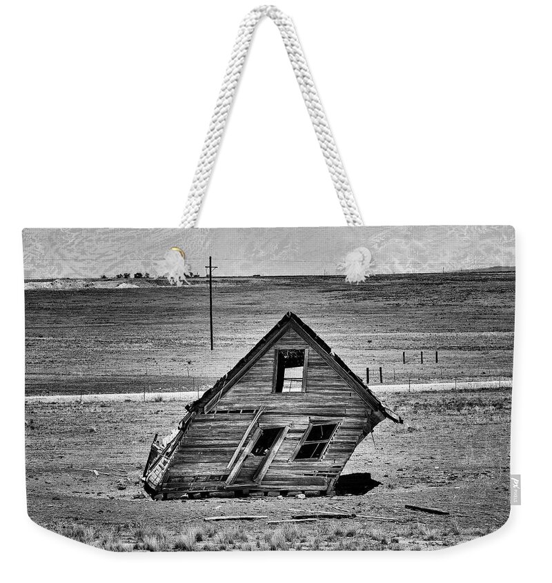 Homestead Weekender Tote Bag featuring the photograph There was a Crooked House by Mary Lee Dereske