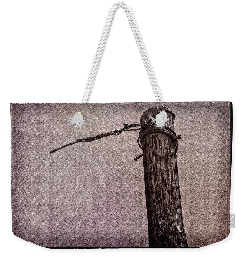 Abandoned Weekender Tote Bag featuring the digital art They Went That Way by David Desautel