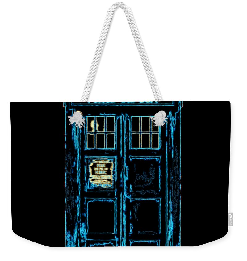 Richard Reeve Weekender Tote Bag featuring the digital art Think Inside the Box Redux by Richard Reeve