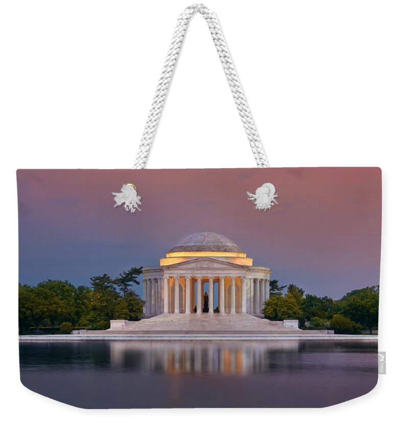 Thomas Jefferson Memorial Weekender Tote Bag featuring the photograph Thomas Jefferson Memorial by Peter Boehringer