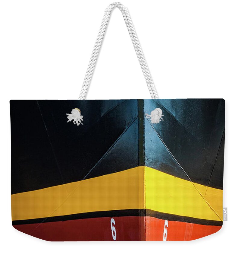 Gloucester Weekender Tote Bag featuring the photograph Thomas Laighton Hull by Thomas Lavoie