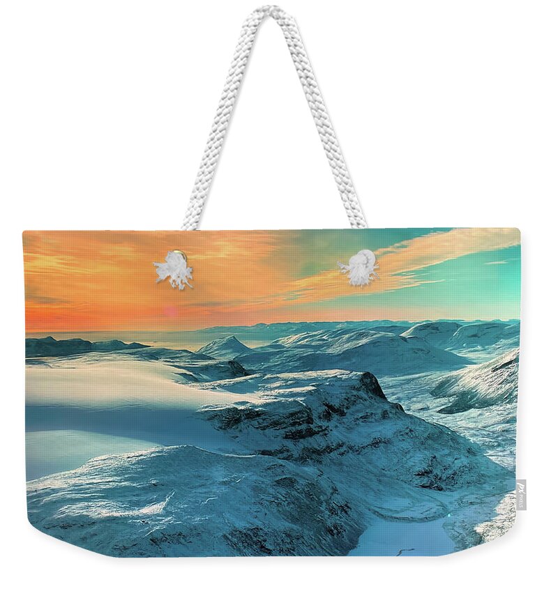  Weekender Tote Bag featuring the photograph Thousand Miles From Nowhere by G Lamar Yancy