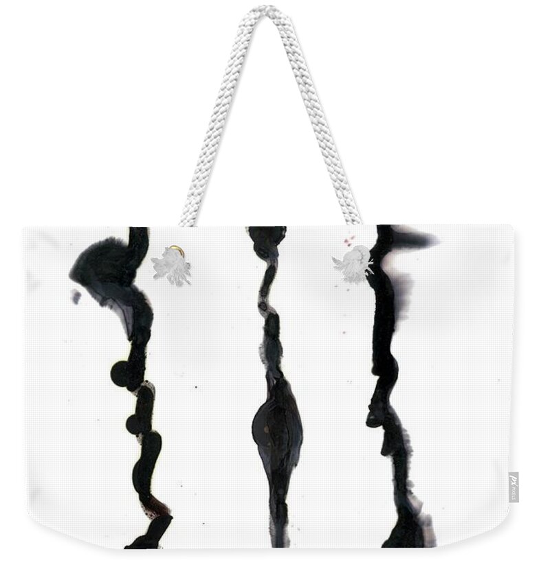  Weekender Tote Bag featuring the painting Three Women by Katy Bishop