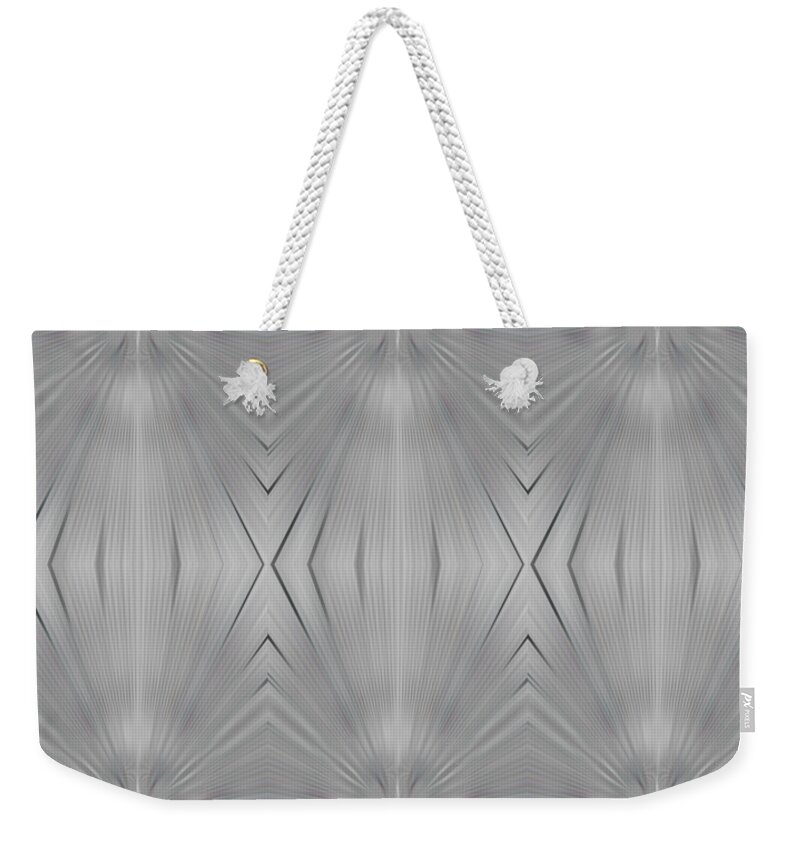 Abstract Weekender Tote Bag featuring the digital art Design49 by Jon VanStrate