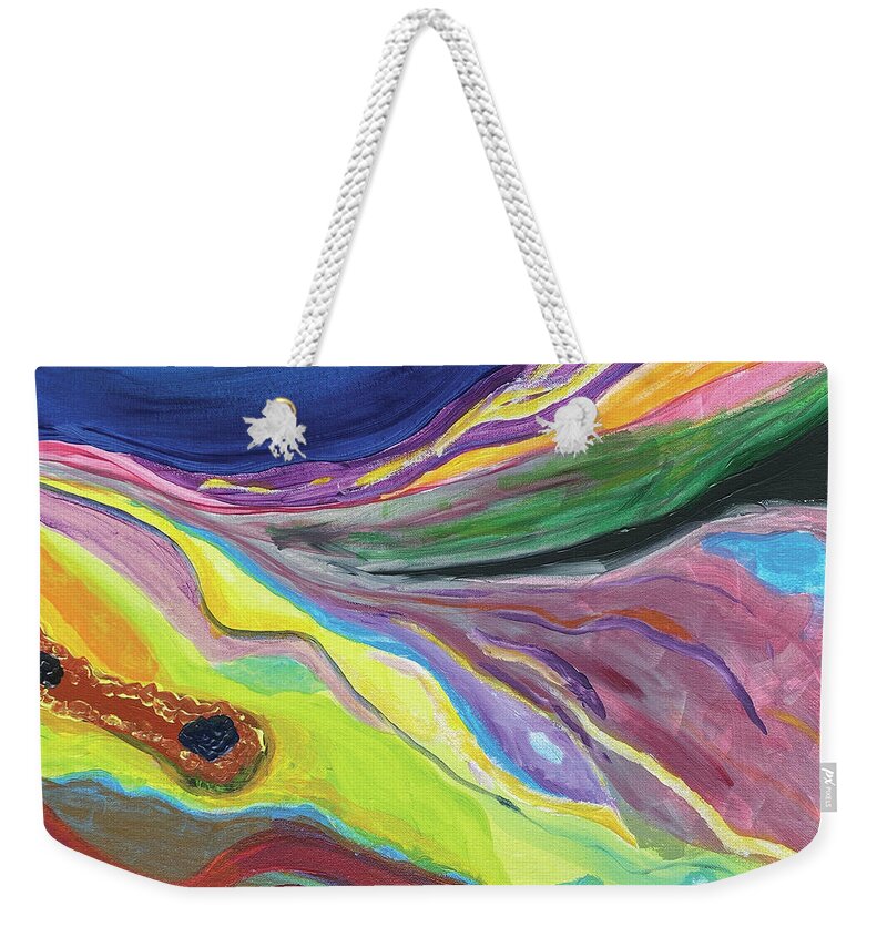 Time Weekender Tote Bag featuring the painting Time by David Feder