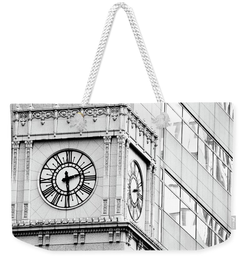  Weekender Tote Bag featuring the photograph Time Keeper by Eena Bo