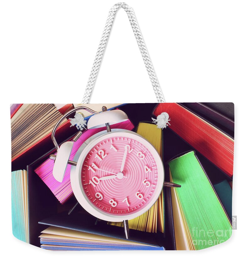 Alarm Weekender Tote Bag featuring the photograph Time to go to fantasy land by Mendelex Photography