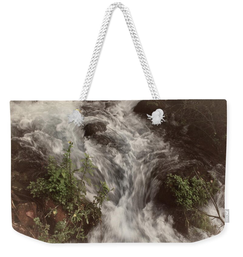Israel Weekender Tote Bag featuring the photograph To The Jordan River by M Kathleen Warren