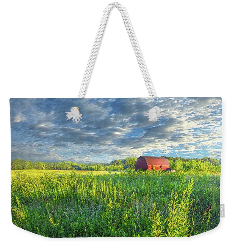 Fineart Weekender Tote Bag featuring the photograph Today I Took a Walk in the Clouds by Phil Koch